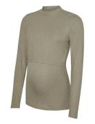 Mltrinity June Ls Jrs Top High Neck 2F Tops T-shirts & Tops Long-sleev...