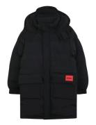 Puffer Jacket Foret Jakke Black Hugo Kids