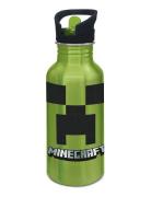 Minecraft Alu Flaske Sipper, 545 Ml Home Meal Time Green Euromic