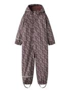 Nmfdry10 Rain Suit Fleece Aop Fo Outerwear Coveralls Rainwear Coverall...