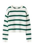 Nkfvnilla Ls Sh Knit Tops Knitwear Pullovers Green Name It