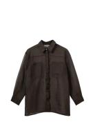 Donnasw Shirt Tops Shirts Long-sleeved Brown Sofie Schnoor