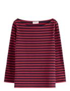 Top Pacific Tops T-shirts & Tops Long-sleeved Red Lindex