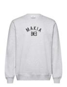 Port Sweatshirt Tops Sweatshirts & Hoodies Sweatshirts Grey Makia