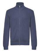 Alexis Full Zip Cardigan Tops Knitwear Full Zip Jumpers Blue J. Lindeb...