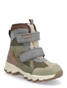 Bisgaard Edon Tex Vinterstøvler Med Burrebånd Khaki Green Bisgaard