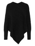Kavinnie Poncho Tops Knitwear Ponchos Black Kaffe