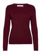 Leenahiw Ls Blouse Tops Blouses Long-sleeved Burgundy InWear