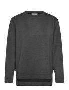 Gincentiw Melange Crewneck Tops Sweatshirts & Hoodies Sweatshirts Grey...