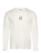 T-Shirt Tops T-Langærmet Skjorte White Armani Exchange