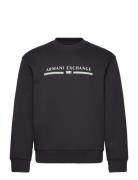 Sweatshirt Tops Sweatshirts & Hoodies Sweatshirts Navy Armani Exchange