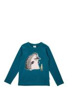 Mårran Tröja Tops T-shirts Long-sleeved T-Skjorte Blue MUMIN