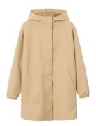 Nlfdrip Rain Jacket 1Fo Outerwear Rainwear Jackets Beige LMTD