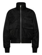 Cph Bomber Jacket 1 Nylon Olive Bomberjakke Black Copenhagen Studios