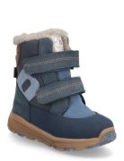 Bisgaard Spencer Tex Vinterstøvler Med Burrebånd Navy Bisgaard