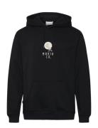 Rearing Hooded Sweatshirt Tops Sweatshirts & Hoodies Hoodies Black Mak...