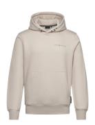 Bowman Logo Hood Tops Sweatshirts & Hoodies Hoodies Cream Sail Racing