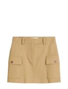 Woven Skirts Skirts Short Skirts Beige Marc O'Polo