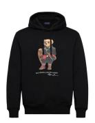 Polo Bear Fleece Hoodie Tops Sweatshirts & Hoodies Hoodies Black Polo ...