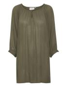 Amber Tunic Tops Tunics Green Kaffe