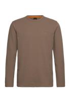 Tempesto Tops T-Langærmet Skjorte Brown BOSS