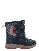 Spiderman Snowboot Vinterstøvler Med Burrebånd Navy Spider-man
