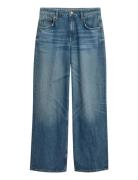 Relaxed Jeans Bottoms Jeans Wide Blue GANT