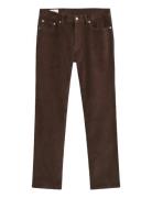 Reg Cord Jeans Bottoms Jeans Regular Brown GANT