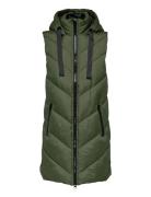 Jdyskylar Life Hood Waistcoat Otw Noos Foret Jakke Khaki Green JDY