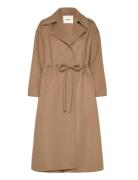 Coat Kate Uldfrakke Frakke Beige Ba&sh