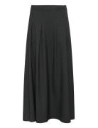 Crbabeth Skirt Skirts Maxi Skirts Black Cream