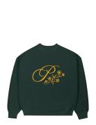 Bloom Knit Sweater Tops Knitwear Round Necks Green Prohibited