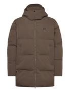 Classic Puffer Jacket Foret Jakke Brown Lexington Clothing