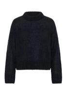 Sillepw Pu Tops Knitwear Jumpers Navy Part Two