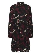 Kalinda Amber Dress Kort Kjole Burgundy Kaffe