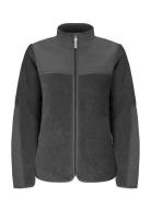 Phoebe Pile Jacket Sport Sweatshirts & Hoodies Fleeces & Midlayers Gre...