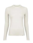Women's Merino Long Sleeved Shirt Tops T-shirts & Tops Long-sleeved Cr...
