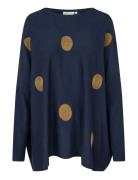 Mafanasi Tops Knitwear Jumpers Navy Masai