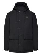 Padded Zip Through Jacket Designers Jackets Padded Jackets Black Fred ...