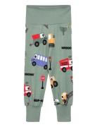 Bamboo Baby Pants Green Tractor Bottoms Trousers Green Geggamoja