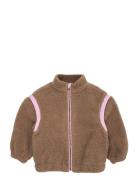Teddy Jacket W. Removable Sleeves Outerwear Fleece Outerwear Fleece Ja...