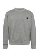Fleece Crew Sweater Anthracite Tops Sweatshirts & Hoodies Sweatshirts ...