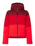 W Nora Short Puffy Jacket Sport Sport Jackets Red Helly Hansen