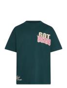 Tnregan Os S_S Tee Tops T-Kortærmet Skjorte Green The New