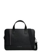 Th Central Slim Computer Bag Computertaske Taske Black Tommy Hilfiger
