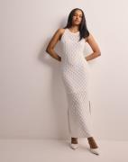 Vero Moda - Hvid - Vmevelyn Sl Crochet 7/8 Dress Vma N