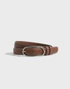 BECKSÖNDERGAARD - Brun - Glossy Nola Leather Belt