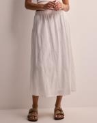 Pieces - Hvid - Pckilli Hw Long Skirt