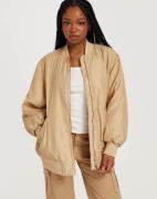 Pieces - Beige - Pckora Oversized Bomber Jacket