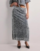 OBJECT - Sølv - Objkinne Hw Long Skirt 136